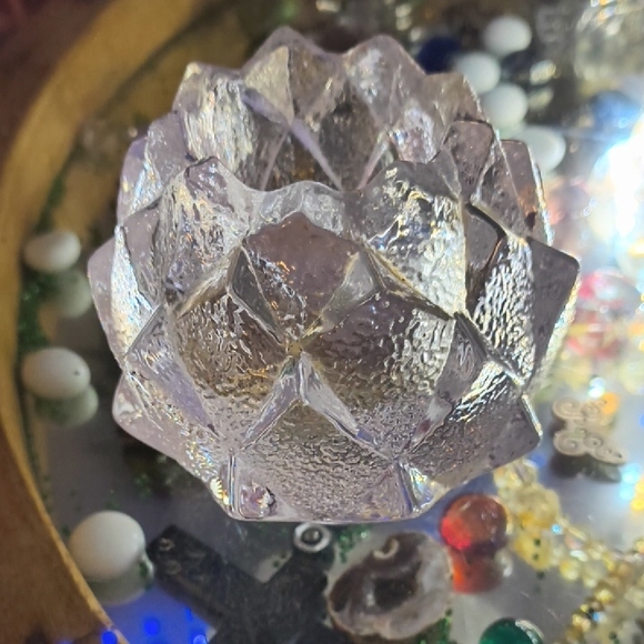 Glass Art Piece - Candle Holder - Picture 5 of 8